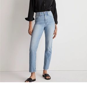 Perfect Vintage straight jean in Ferman wash by Madewell.